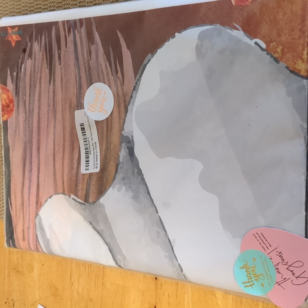 Ticuenicoa Halloween baby shower cake deco banner New